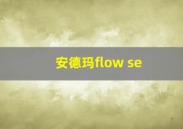 安德玛flow se